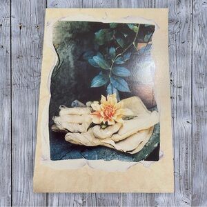 11 Floral “Garden Gloves” Greeting Card with Envelopes